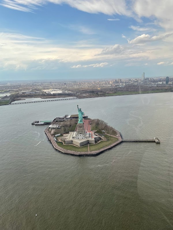 La statue de la liberté, vue d'en haut
— New York, Avril 2022
